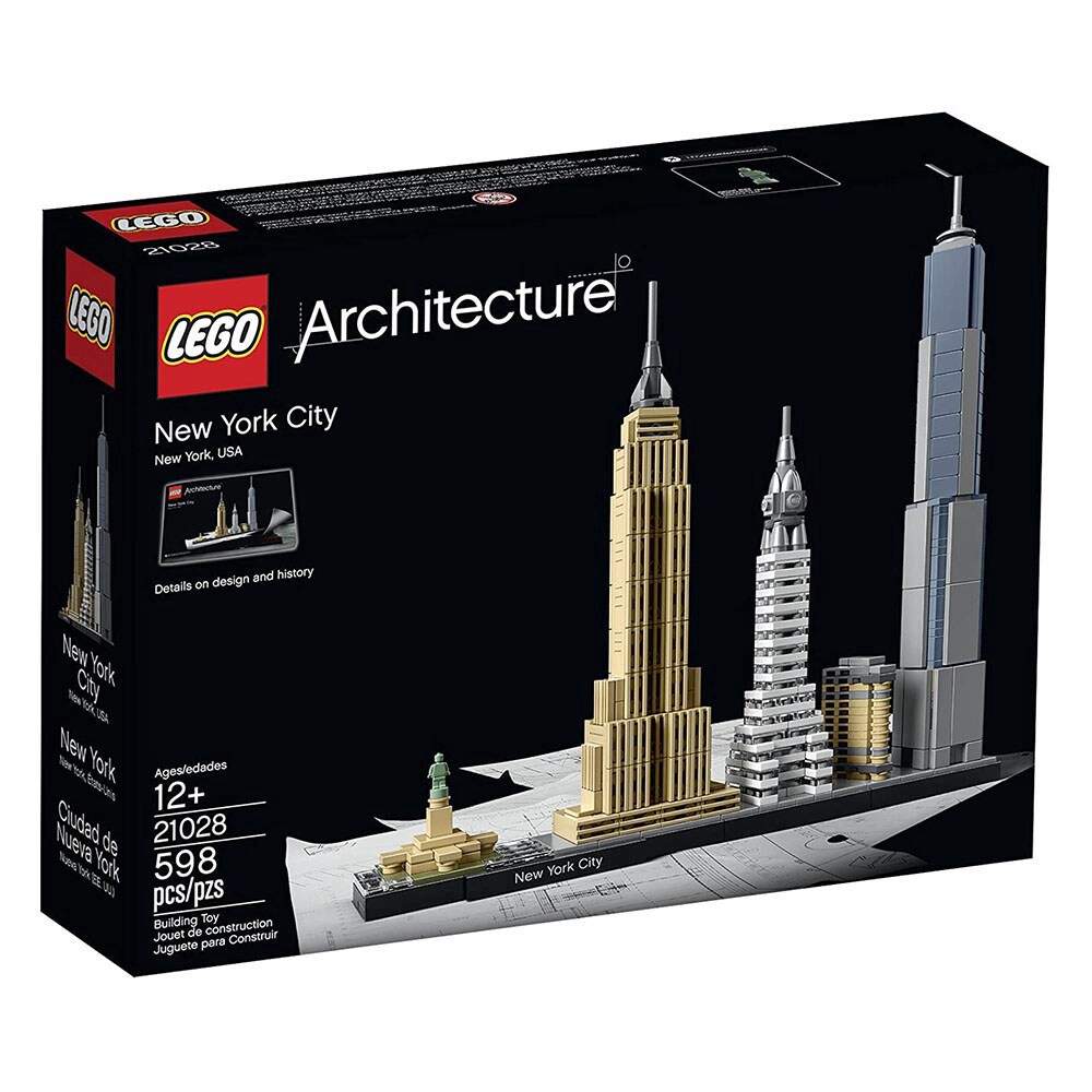 slide 5 of 5, LEGO Architecture Skyline Collection New York City 598 Piece Block Building Set, 598 ct