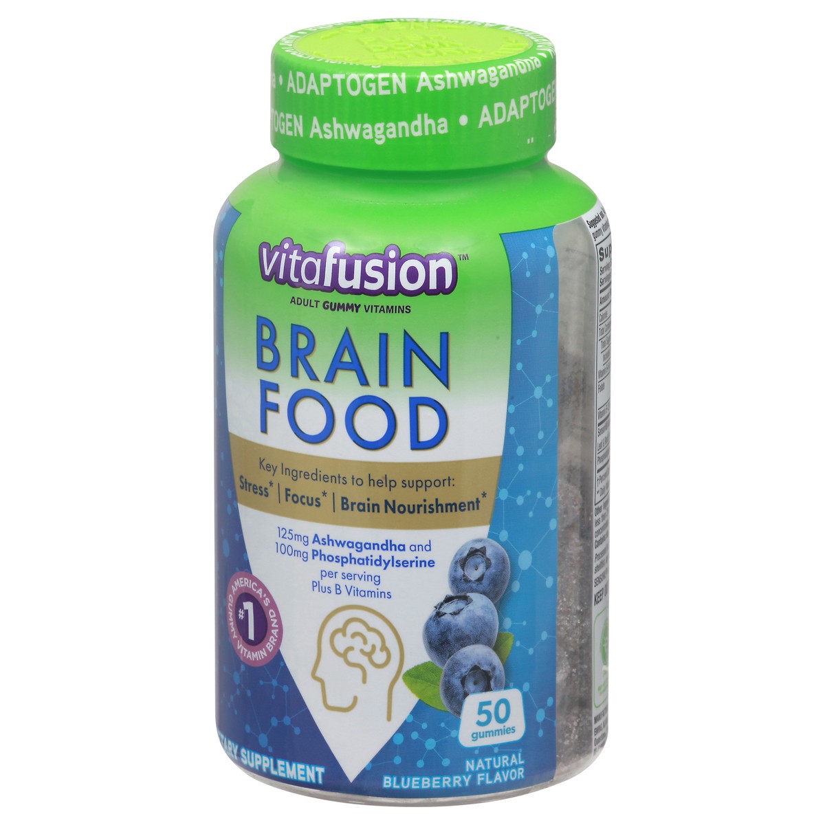 slide 7 of 10, Vitafusion Brain Food, 50 ct