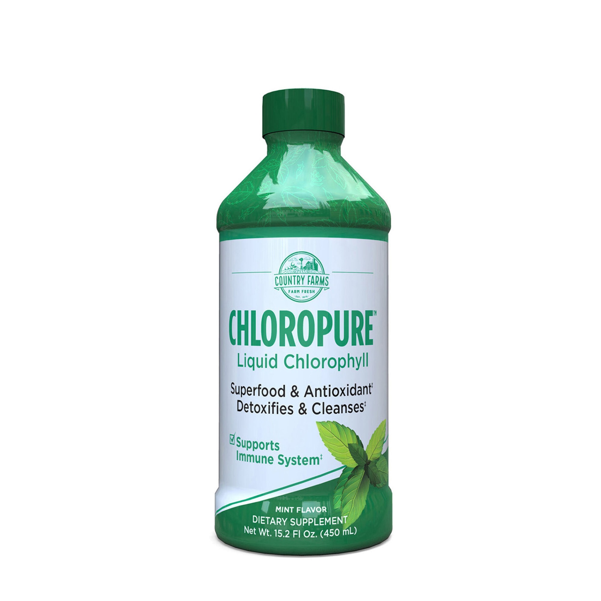 slide 1 of 1, Country Farms Chloropure Liquid Chlorophyll, 1 ct