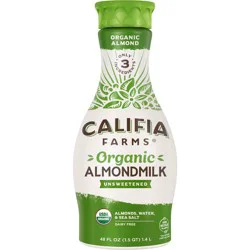 Califia Farms Organic Unsweetened Almond Milk - 48 fl oz