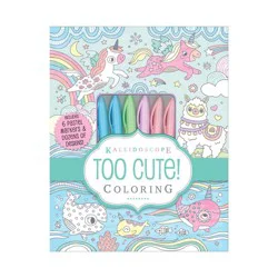 Silver Dolphin Kaleidoscope: Too Cute! Coloring (Board Book)