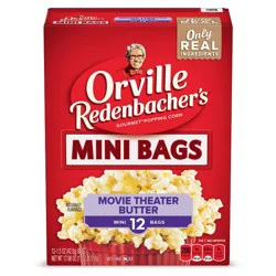 Orville Redenbacher's Orville Redenbachers Mini Movie Theater Butter Microwave Popcorn - 12ct/17.98oz
