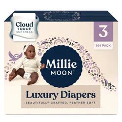 Millie Moon Luxury Disposable Diapers - Size 3 - 144ct
