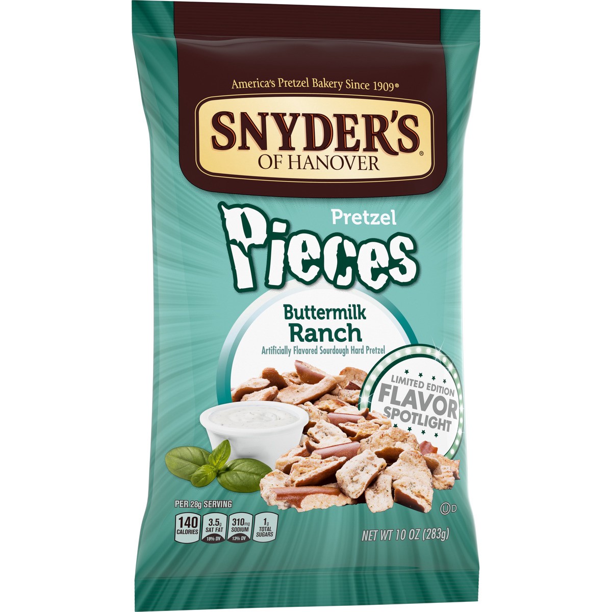 slide 10 of 11, Snyder's of Hanover Pretzel Pieces, Buttermilk Ranch, 10 Oz, 10 oz