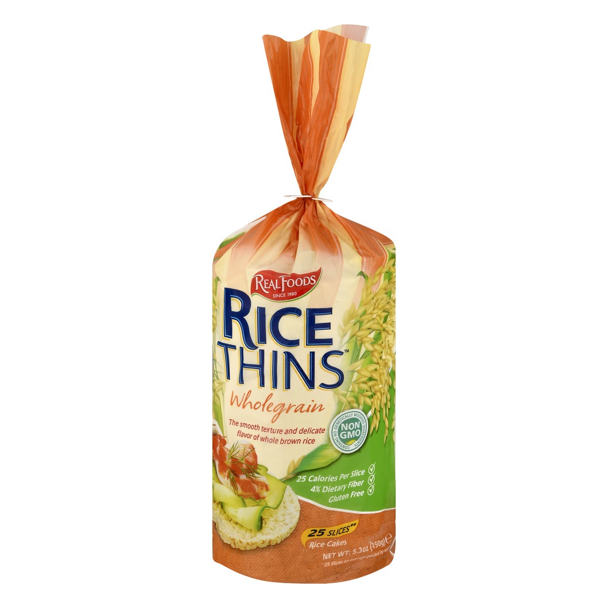 slide 11 of 13, Real Foods Wholegrain Rice Thins 5.3 oz, 5.3 oz