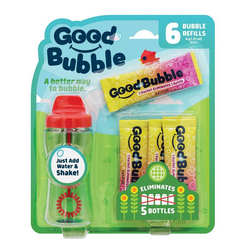 Chuckle & Roar Good Bubble with 6 Bubble Refills 1 ct Shipt