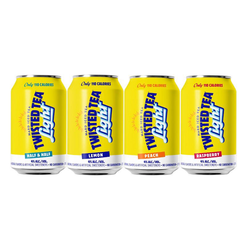 slide 2 of 10, Twisted Tea Light Variety - 12pk/12 fl oz Cans, 12 ct; 12 fl oz
