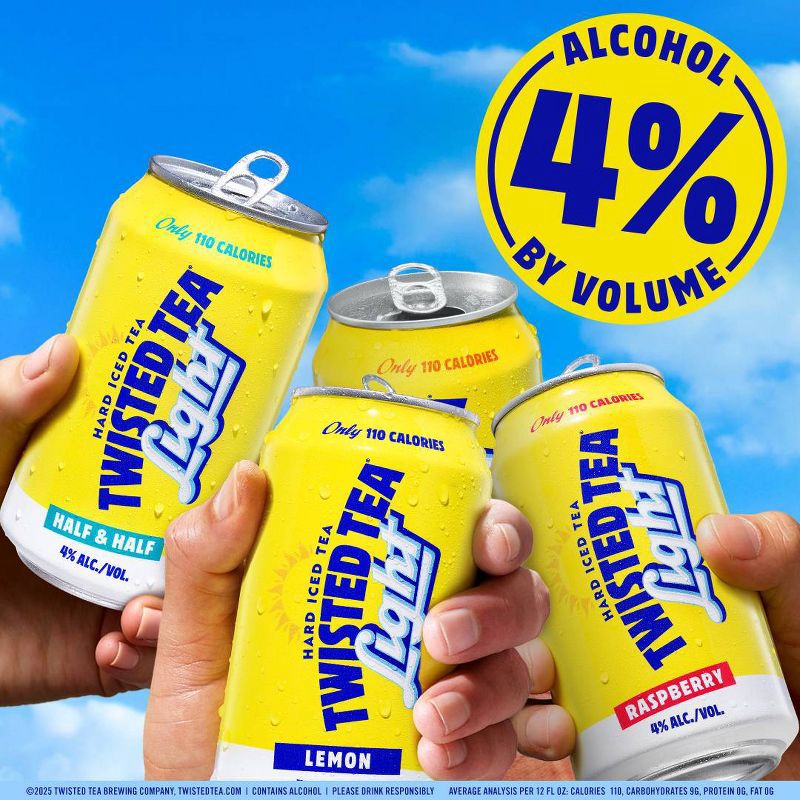 slide 5 of 10, Twisted Tea Light Variety - 12pk/12 fl oz Cans, 12 ct; 12 fl oz