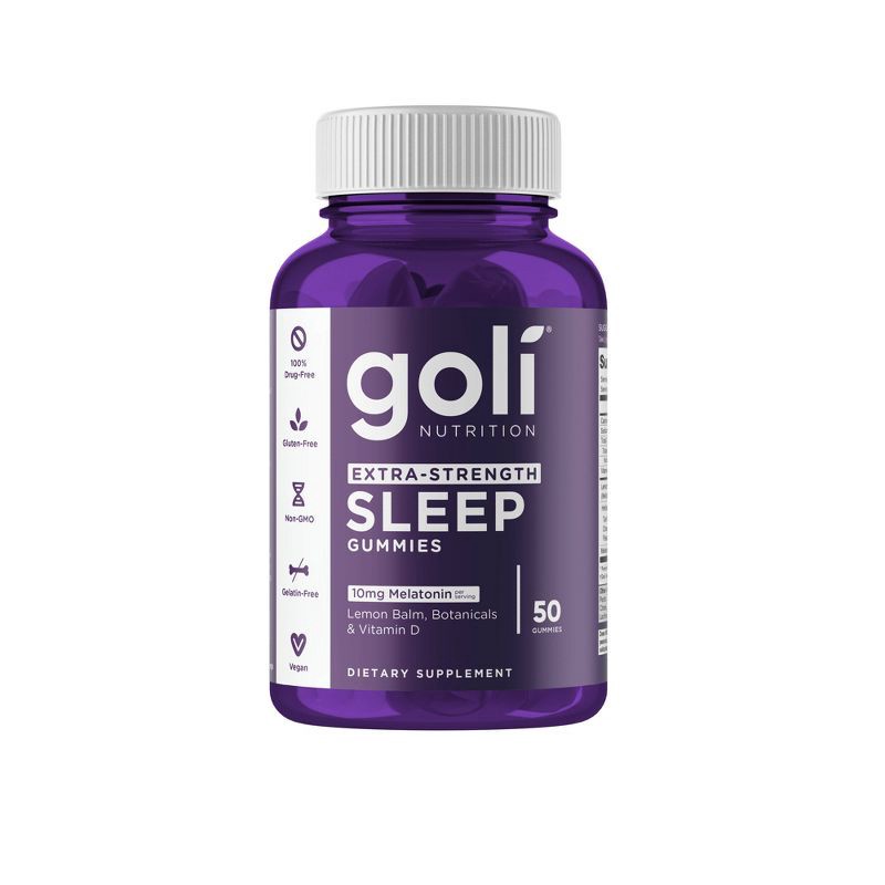 slide 1 of 7, Goli Nutrition Extra Strength Dreamy Vegan Sleep Vitamin Gummies - 50ct, 50 ct