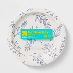 Botanical Leaf Paper Plates 8.5" - 55ct - up&up™