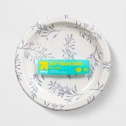 Botanical Leaf Paper Plates 8.5" - 55ct - up&up™