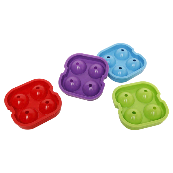 slide 5 of 13, Kolorae 4 Ball Ice Tray, Assorted Colors, 1 ct