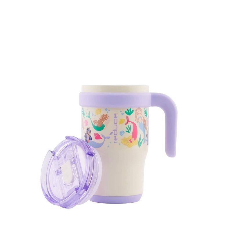 slide 3 of 6, Reduce 14oz Coldee Vacuum Insulated Stainless Steel Straw Tumbler Mermaids: Kids Leakproof BPA-Free Drinkware, 14 oz