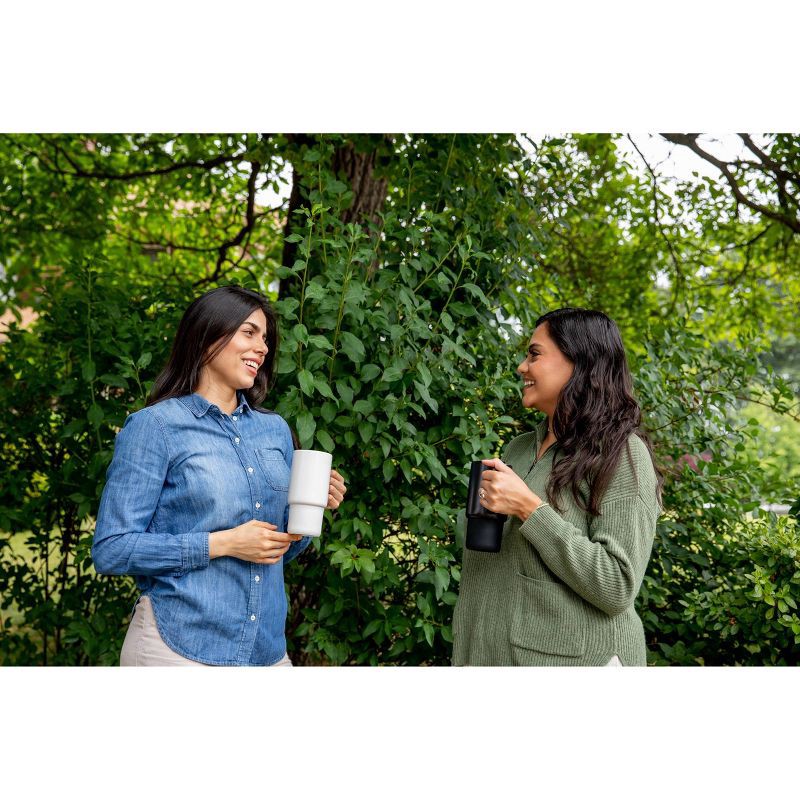 slide 7 of 8, Ello Commute 18oz Ceramic Travel Mug White, 18 oz