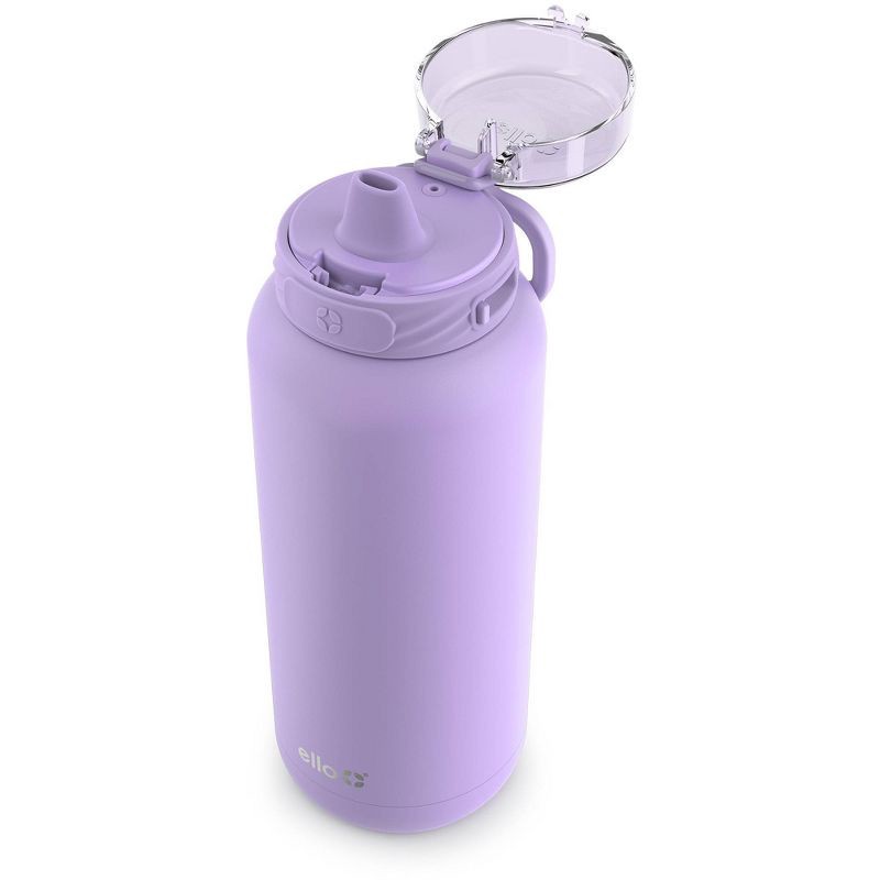 slide 3 of 7, Ello Cooper 32oz Stainless Steel Water Bottle Purple, 32 oz