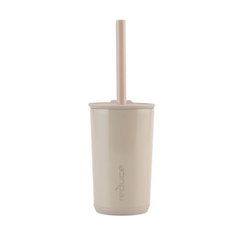 slide 2 of 8, Reduce 20oz Aspen Vacuum Insulated Stainless Steel Glass Tumbler with Lid and Straw Sand, 20 oz