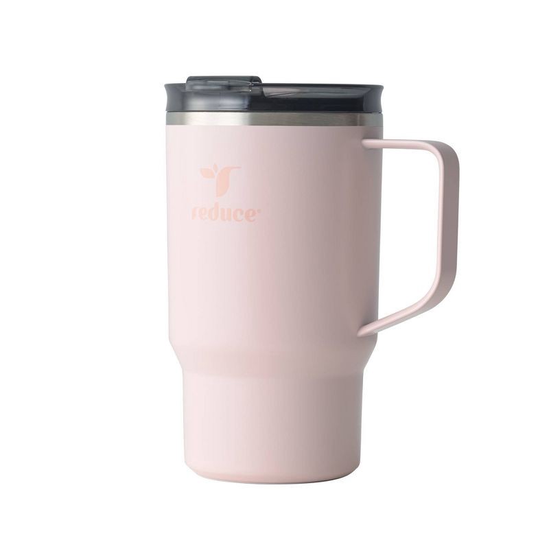 slide 2 of 7, Reduce 18oz Hot1 Insulated Stainless Steel Travel Mug with Steam Release Lid - Blush: Coffee Tumbler, Dishwasher-Safe, 18 oz