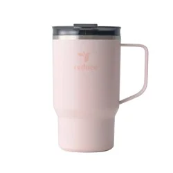 Reduce 18oz Hot1 Insulated Stainless Steel Travel Mug with Steam Release Lid - Blush: Coffee Tumbler, Dishwasher-Safe