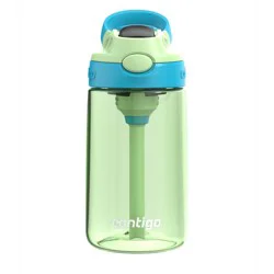 Contigo Kids' Cleanable Autospout 14oz Water Bottle Cucumber with Blue Raspberry