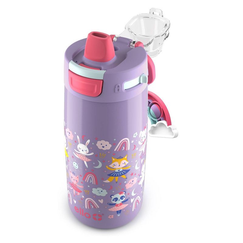Ello 12oz Stainless Steel Colby Pop! Water Bottle Pink