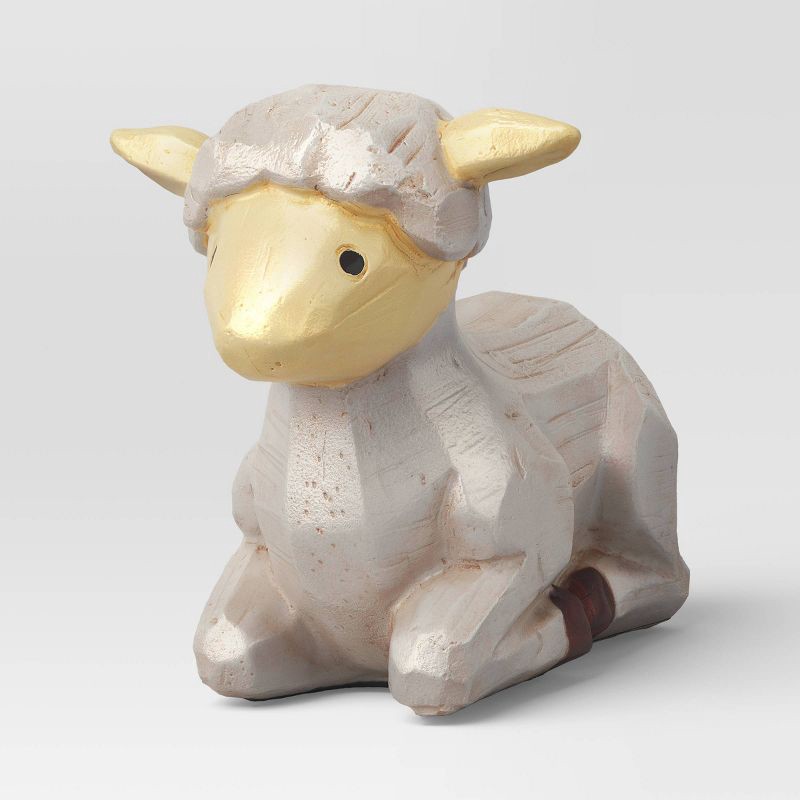 slide 3 of 6, 4pc Shepherd Christmas Figurine Set - Wondershop™: Nativity, Indoor Decor, Multicolored, 4 ct