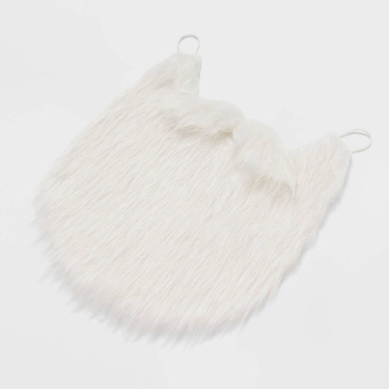 slide 2 of 3, Santa Beard Christmas Costume Headwear - Wondershop™: Adult Moustache, Gender Neutral, 1 ct