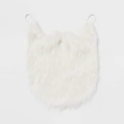 Santa Beard Christmas Costume Headwear - Wondershop™: Adult Moustache, Gender Neutral
