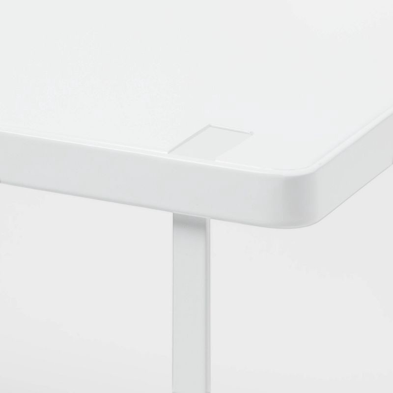 slide 3 of 3, Metal Cabinet Shelf White - Brightroom™: Kitchen Organizer, Shelf Riser, Iron, 15"x10"x6", 1 ct
