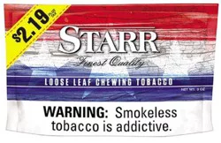 loose chewing tobacco Starr Loose Leaf Chewing Tobacco