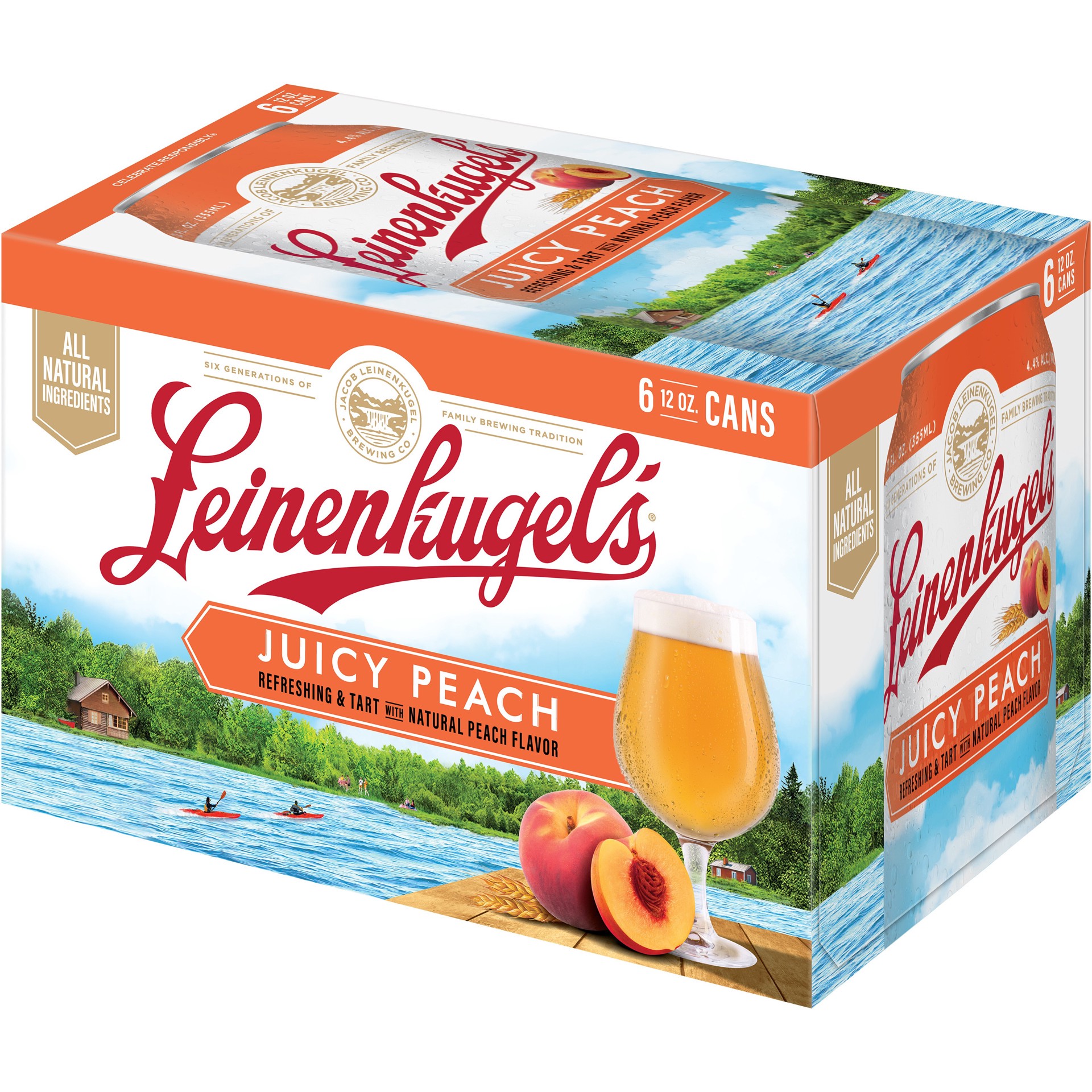 Leinenkugel's Juicy Peach - 6pk 12 Fl Oz Cans 6 Ct; 12 Fl Oz 