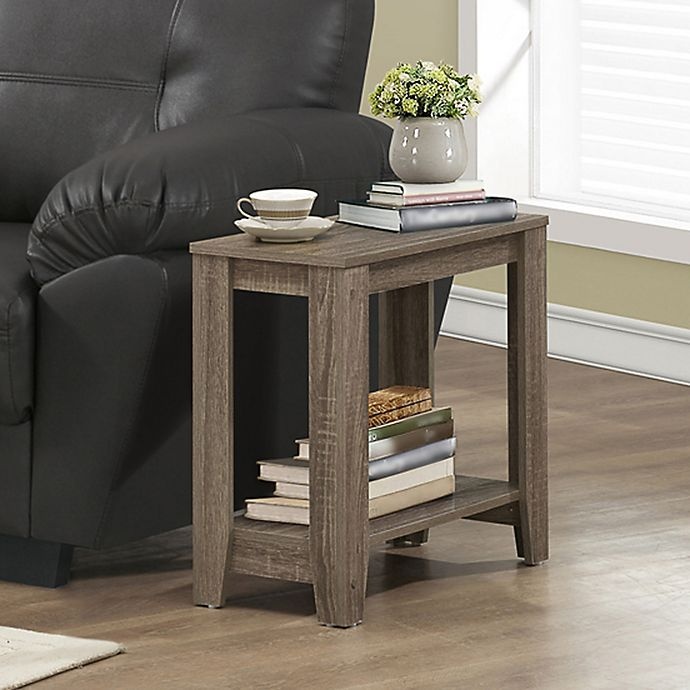 slide 2 of 5, Monarch Specialties Accent Table - Dark Taupe, 22 in