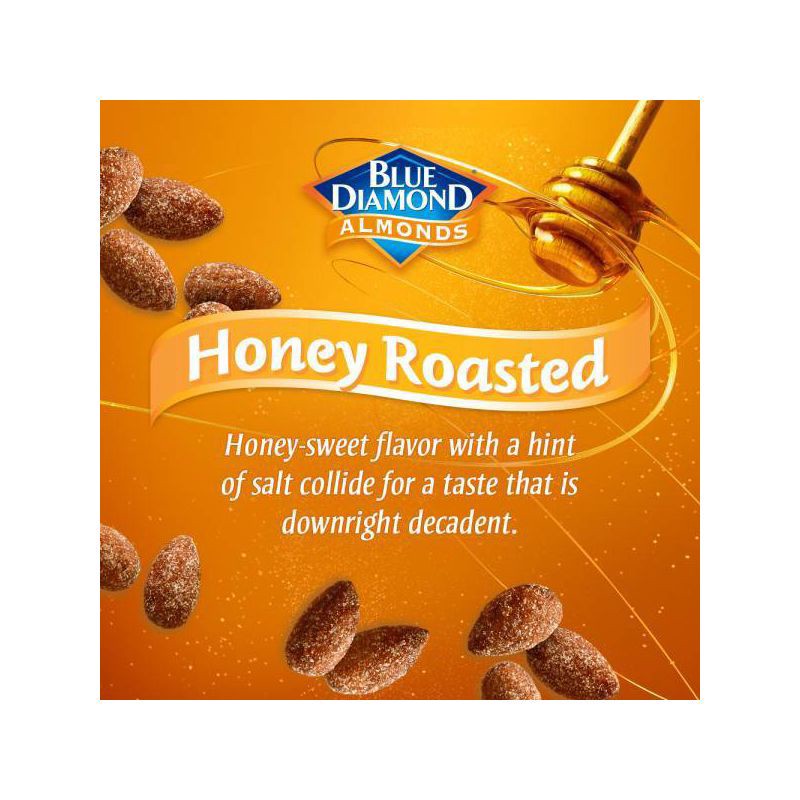 slide 4 of 4, Blue Diamond Almonds Blue Diamond Honey Roasted Almonds - 12oz, 12 oz