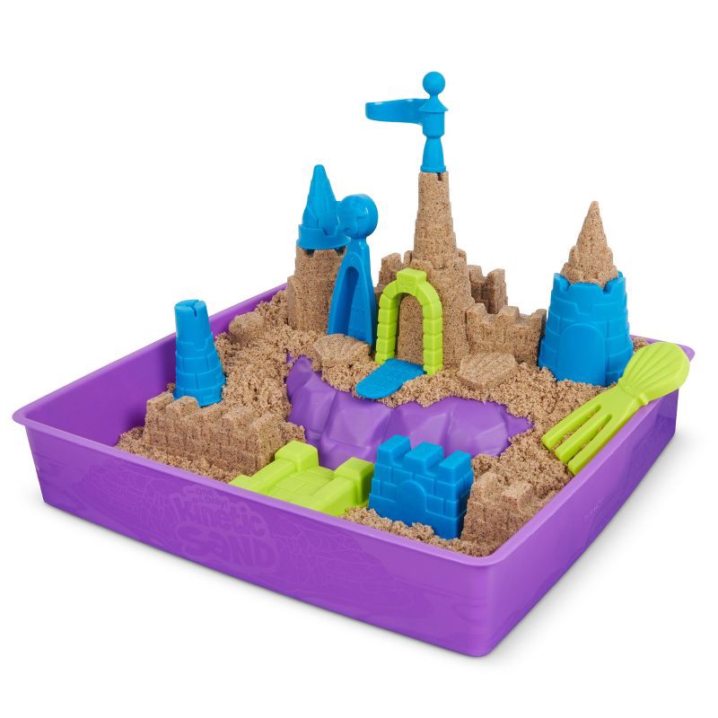 slide 3 of 10, Kinetic Sand Beach Castle Playset, 1 ct