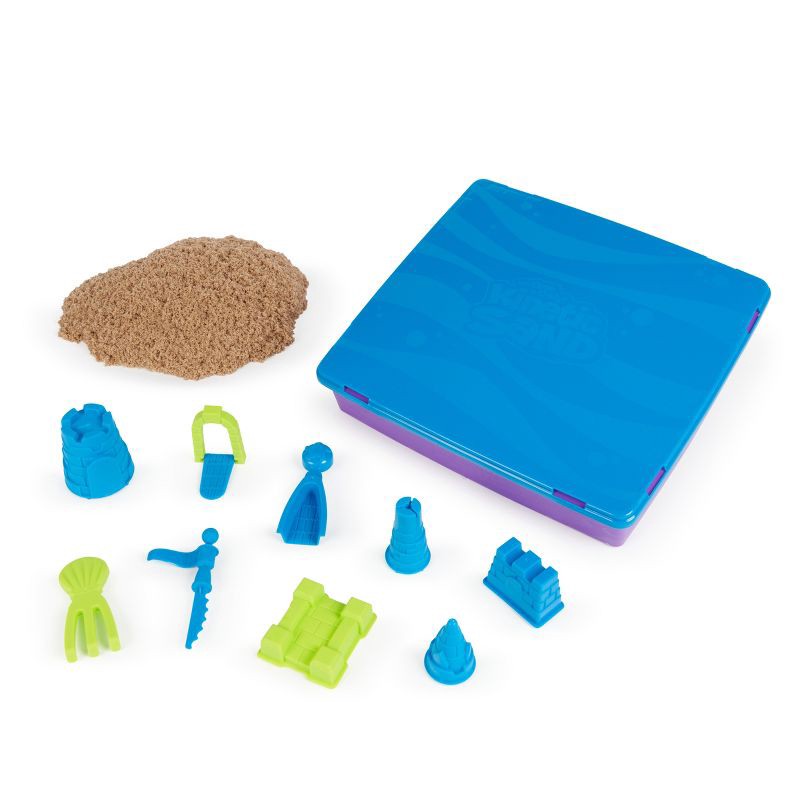slide 9 of 10, Kinetic Sand Beach Castle Playset, 1 ct