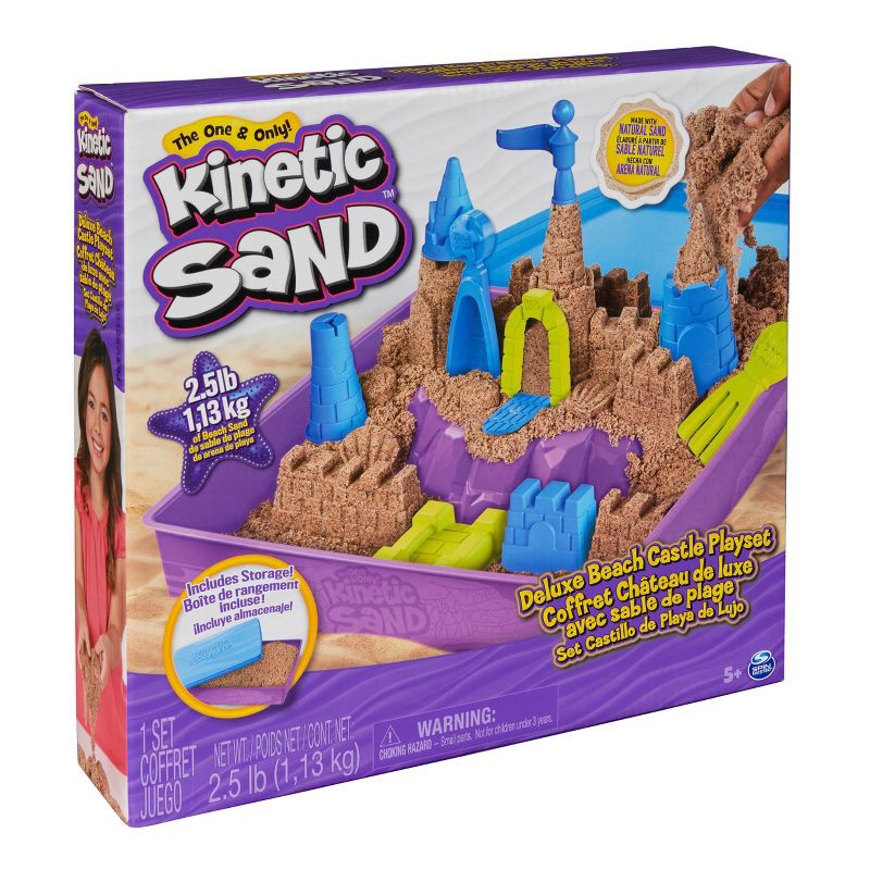 slide 10 of 10, Kinetic Sand Beach Castle Playset, 1 ct