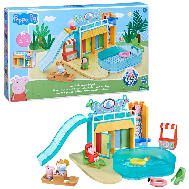 slide 3 of 9, Peppa Pig Waterpark Playset, 1 ct