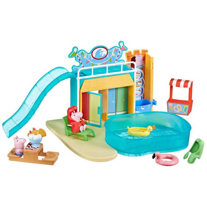 slide 1 of 9, Peppa Pig Waterpark Playset, 1 ct