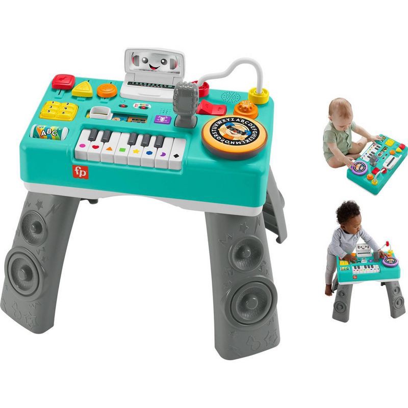 slide 1 of 6, Fisher-Price Laugh & Learn Mix & Learn DJ Table, 1 ct