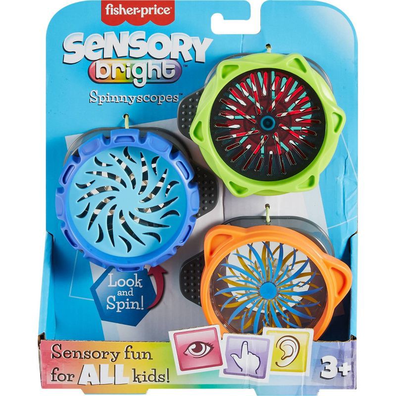 Fisher-Price Sensory Bright SpinnyScopes 3pk 3 ct | Shipt