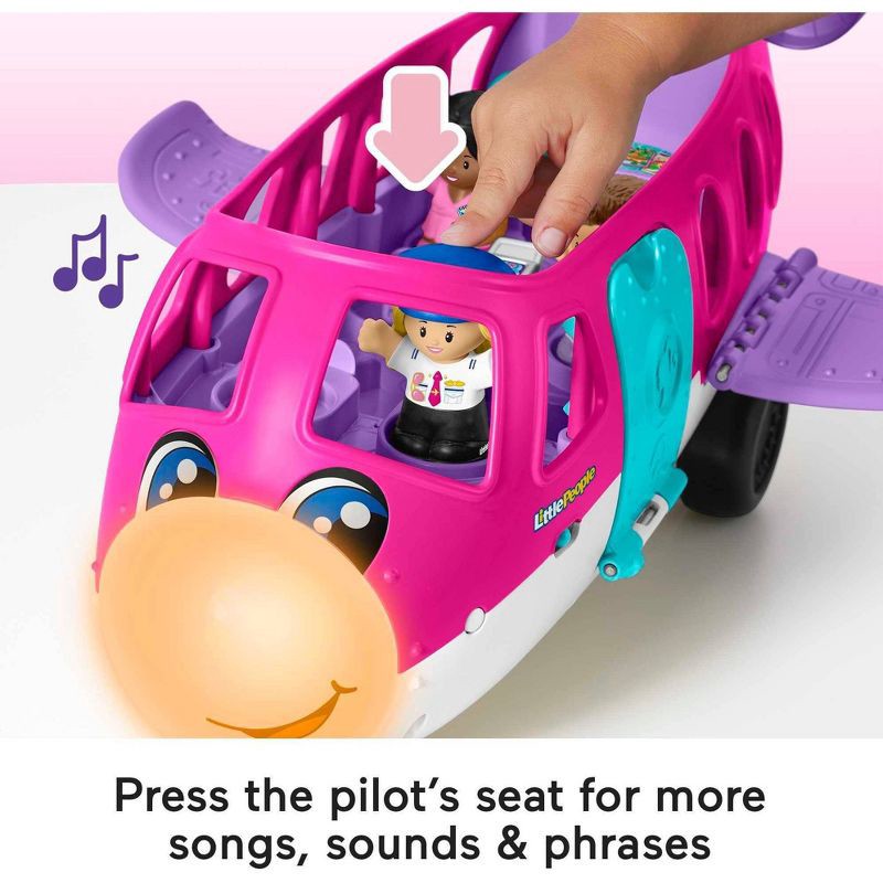 slide 4 of 6, Fisher-Price Little People Barbie Dream Plane, 1 ct