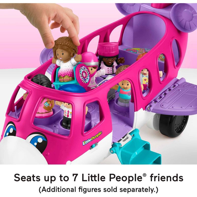 slide 5 of 6, Fisher-Price Little People Barbie Dream Plane, 1 ct
