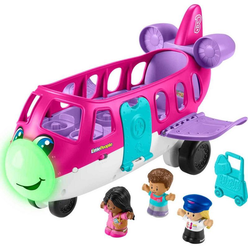 slide 1 of 6, Fisher-Price Little People Barbie Dream Plane, 1 ct