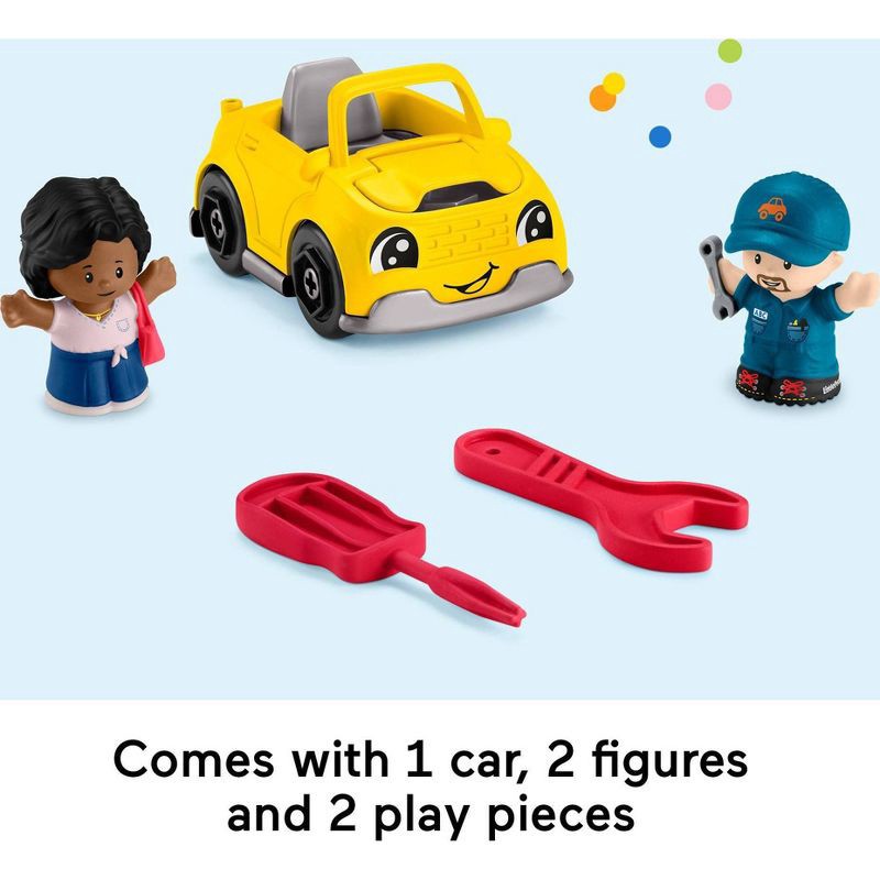 slide 5 of 6, Fisher-Price Little People Toddler Light-Up Learning Garage Playset, 1 ct