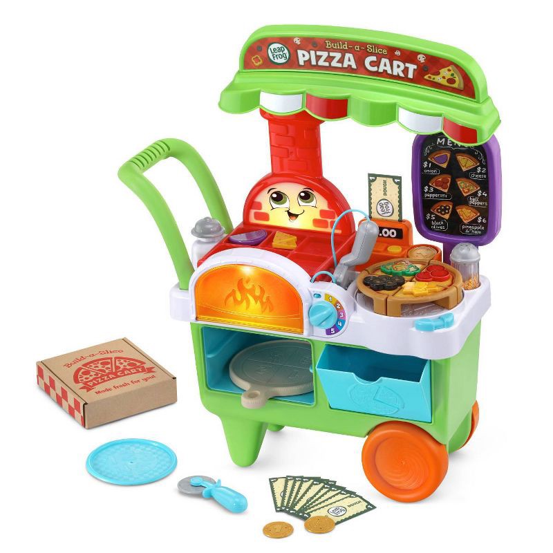 slide 1 of 10, LeapFrog Build-A-Slice Pizza Cart, 1 ct