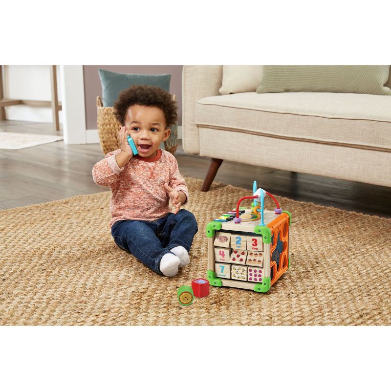 slide 2 of 10, LeapFrog Touch & Learn Wooden Activity Cube, 1 ct