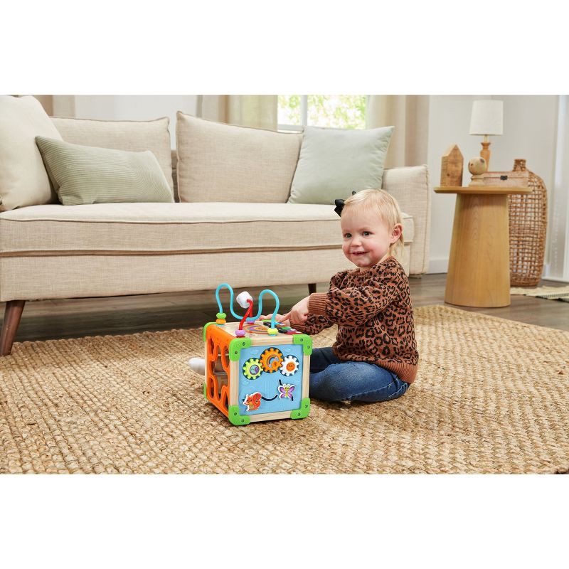 slide 4 of 10, LeapFrog Touch & Learn Wooden Activity Cube, 1 ct