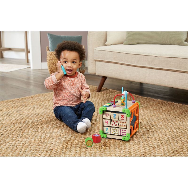 slide 10 of 10, LeapFrog Touch & Learn Wooden Activity Cube, 1 ct