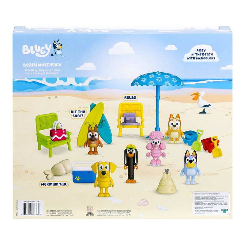 slide 3 of 11, Bluey Figure & Accessory Beach Multipack (Target Exclusive), 1 ct