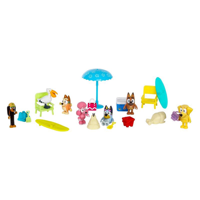 slide 7 of 11, Bluey Figure & Accessory Beach Multipack (Target Exclusive), 1 ct