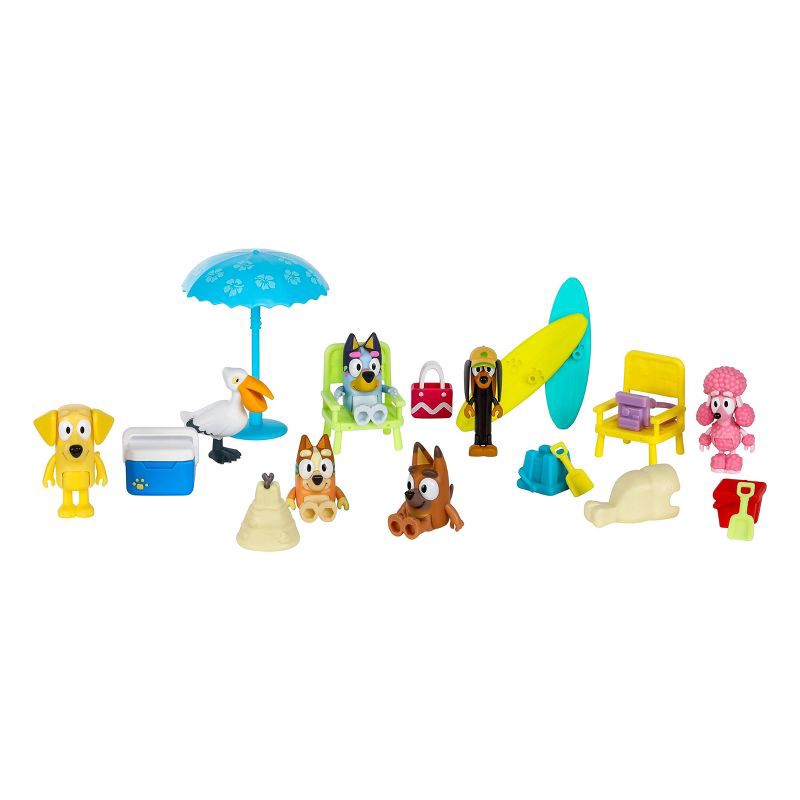 slide 10 of 11, Bluey Figure & Accessory Beach Multipack (Target Exclusive), 1 ct